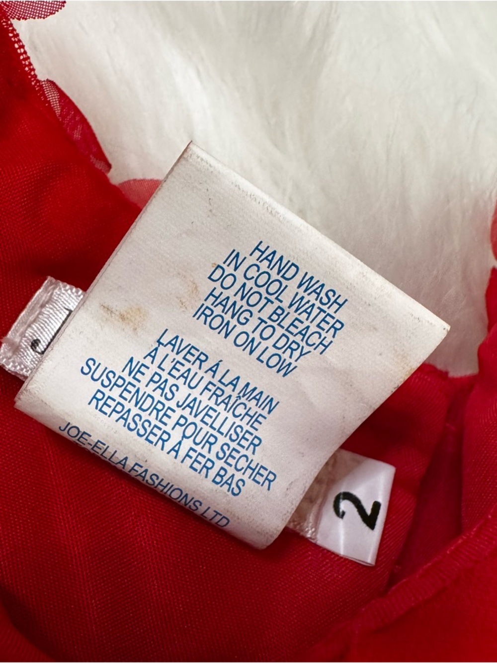 Joe & Ella Red Dress 4T | Classic Party Holiday Dress Girls - Picture 3 of 11